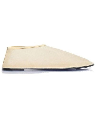 The Row Sock Flat Shoes - Natural
