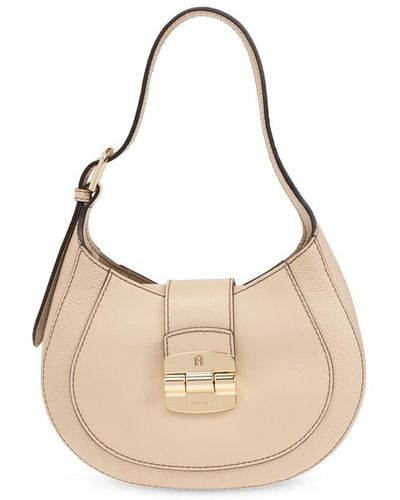 Furla 'club 2 Small' Hobo Bag, - Natural