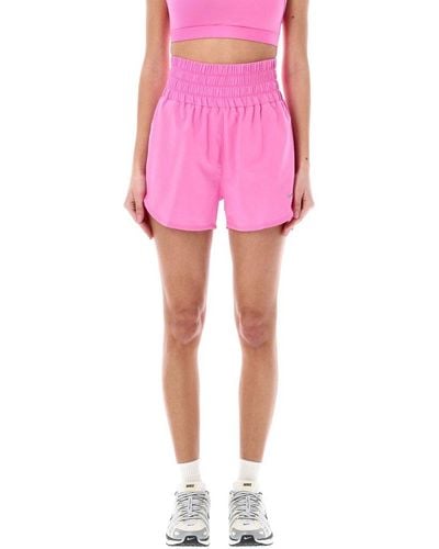 Nike One Dri-fit Ultra High-waist Shorts - Pink