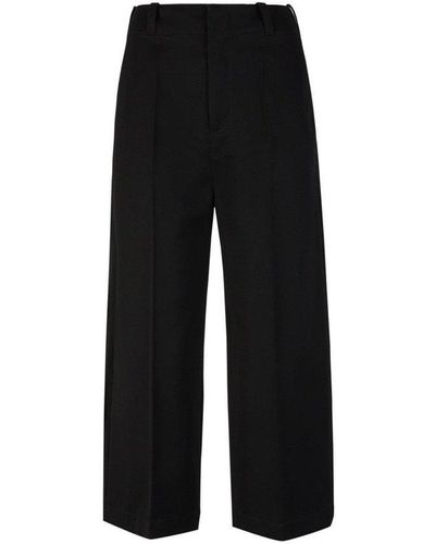 Bottega Veneta Wool Formal Pants - Black
