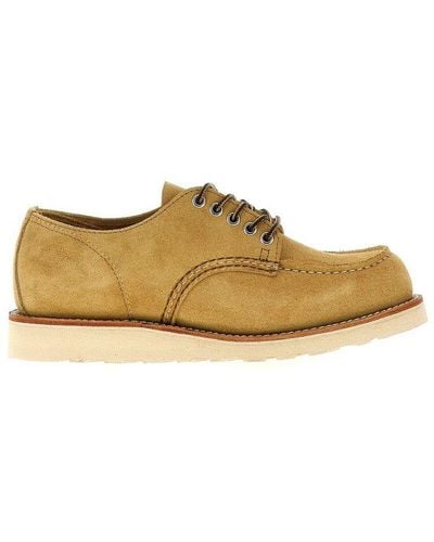 Red Wing Moc Oxford Lace-up Shoes - Brown