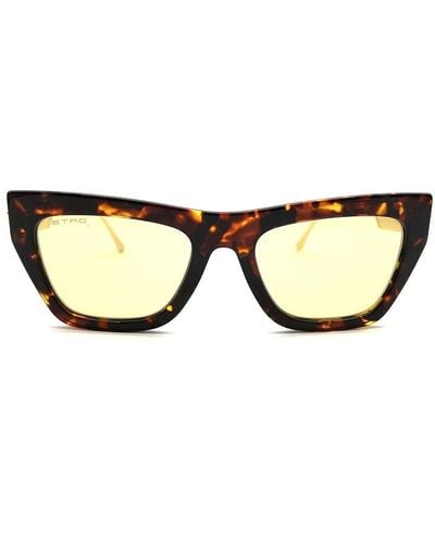 Etro Cat-eye Frame Sunglasses - Natural