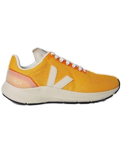 Veja Marlin Knit Trainers - Yellow