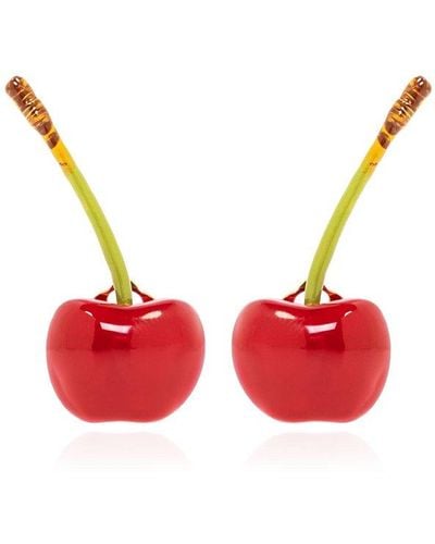 Jacquemus Cherry Earrings - Red