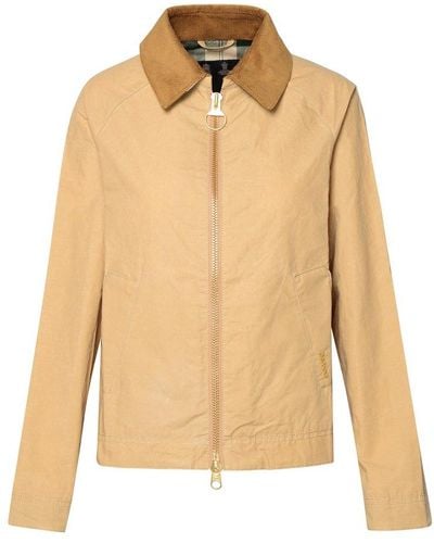 Barbour Campbell Zipped Jacket - Natural