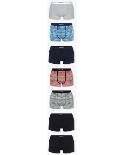 Paul Smith Boxers 7-pack, - Blue