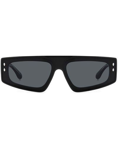 Isabel Marant Rectangular Frame Sunglasses - Black