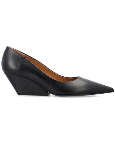 Marni Space Pointed-toe Pumps - Black