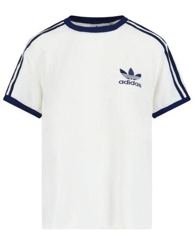 adidas Originals Terry 3-stripes T-shirt - Blue