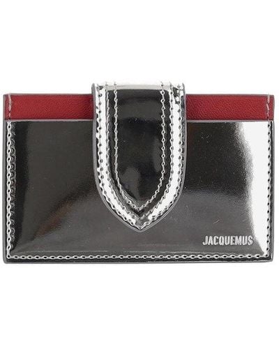 Jacquemus Logo Plaque Card Holder - Black