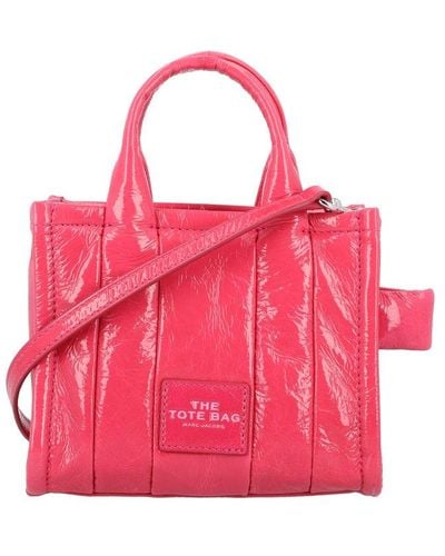 Marc Jacobs The Shiny Crinkle Micro Tote - Pink