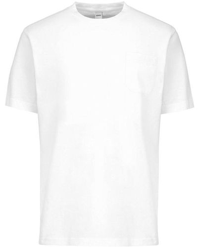 Aspesi Crewneck Short-sleeved T-shirt - White