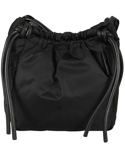 Proenza Schouler Drawstring Bucket Bag - Black