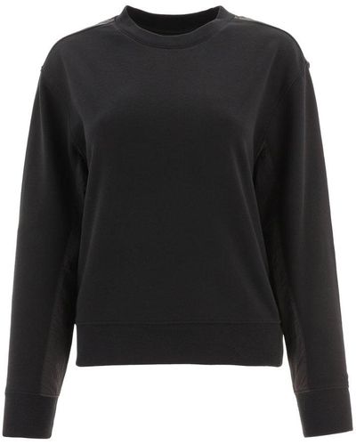 Woolrich "mix Media" Sweatshirt - Black