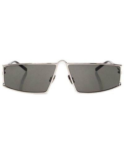 Saint Laurent 'sl 606' Sunglasses, - Metallic