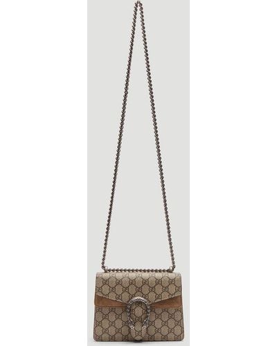 Gucci Dionysus GG Small Shoulder Bag - Natural