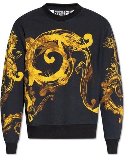 Versace Jeans Couture Baroque-printed Crewneck Sweatshirt - Multicolour