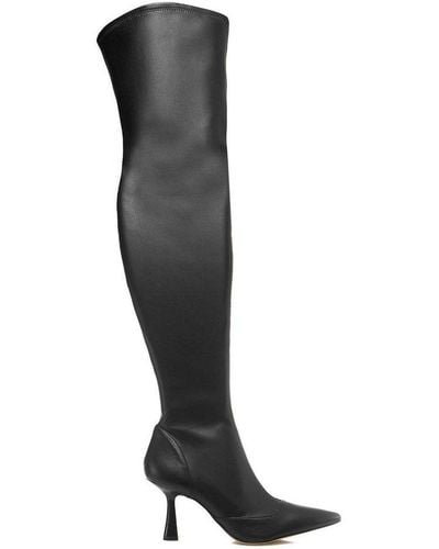 MICHAEL Michael Kors Clara Over-knees Heeled Boots - Black