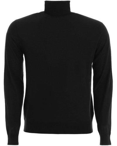 Prada Turtleneck Knitted Pullover - Black