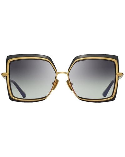 Dita Eyewear Narcissus Square Frame Sunglasses - Black