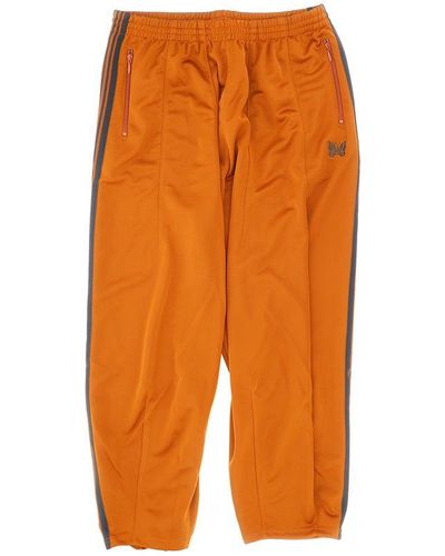 Needles Zipped Pocket Track Trousers - Orange