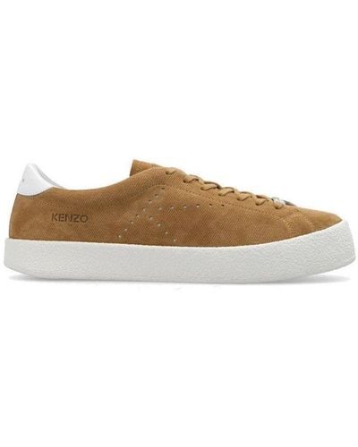 KENZO Swing Lace-up Trainers - Brown