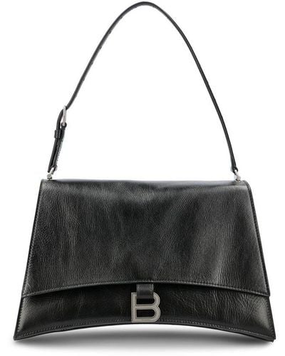 Balenciaga Crush Medium Sling Bag - Black