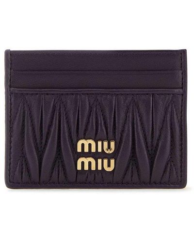Miu Miu Wallets - Purple