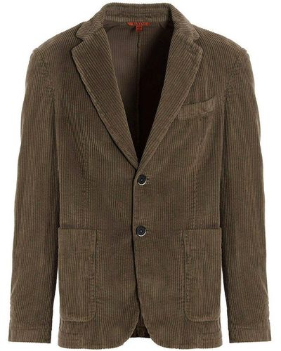 Barena Button-up Tailored Jacket - Green