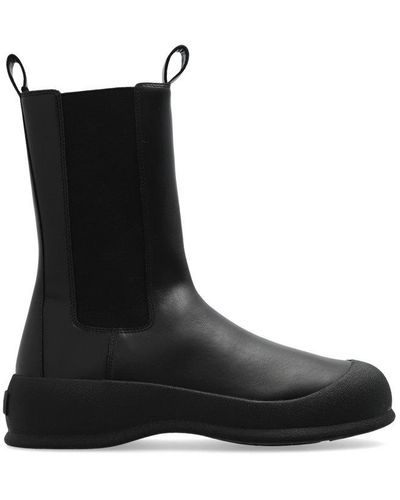 Bally Clayson Leather Ankle Boots - Black