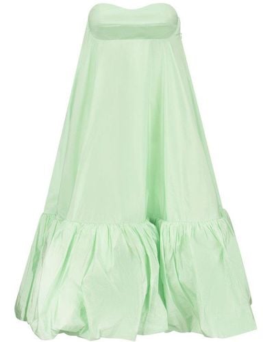 Sportmax Nevada Iridescent Taffeta Dress - Green