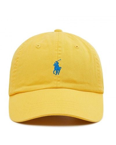 Polo Ralph Lauren Curved Peak Baseball Cap - Yellow
