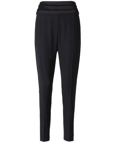 Balmain Wool Dress Trousers - Black