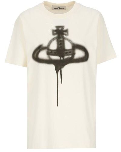 Vivienne Westwood Spray Orb T-shirt - Natural