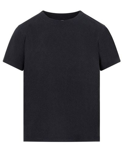 Khaite Black Cotton T-shirt
