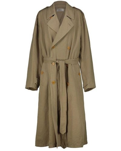 The Row Montrose Belted Coat - Natural