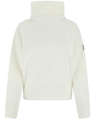 Parajumpers Ivory Cotton Sweater - White