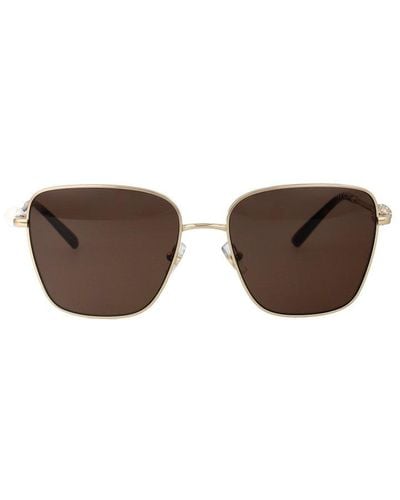 Jimmy Choo Square Frame Sunglasses - Brown