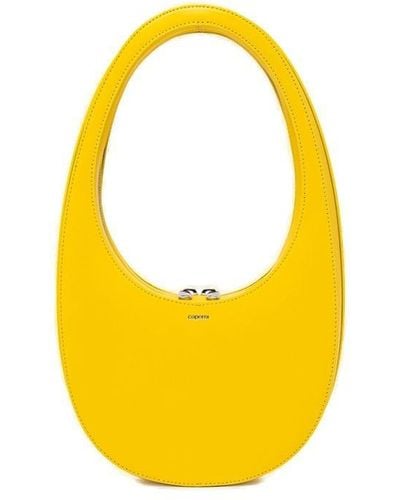 Coperni Swipe Large Shoulder Bag - Yellow