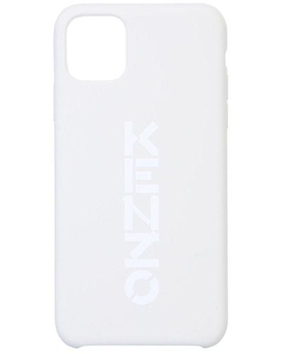 KENZO Logo Print Iphone 11 Pro Case - White
