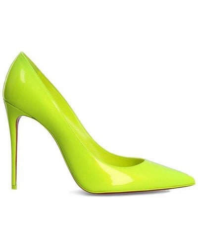 Christian Louboutin Kate Pointed Toe Pumps - Green