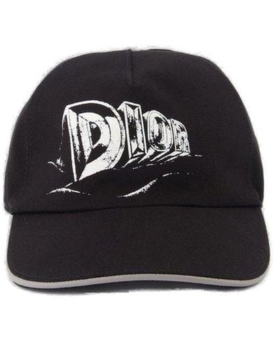 Dior Homme Logo Printed Baseball Cap - Black