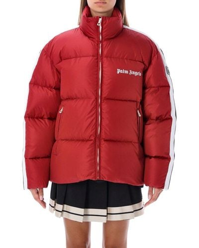 Palm Angels Track Down Jacket - Red