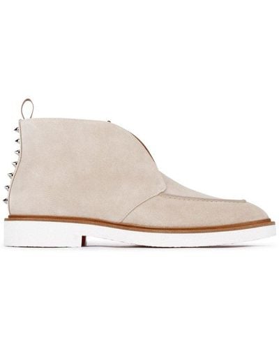 Christian Louboutin Citycrepe Ankle Boots - White