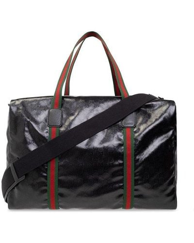 Gucci 'duffle Maxi' Duffel Bag - Black