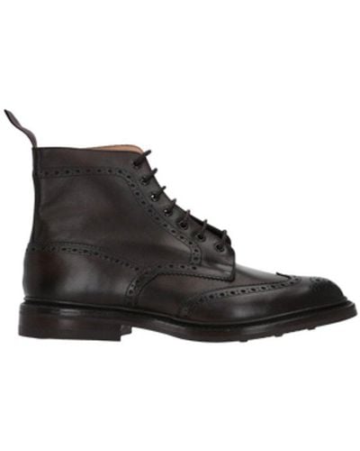Tricker's Lace-up Boots - Black