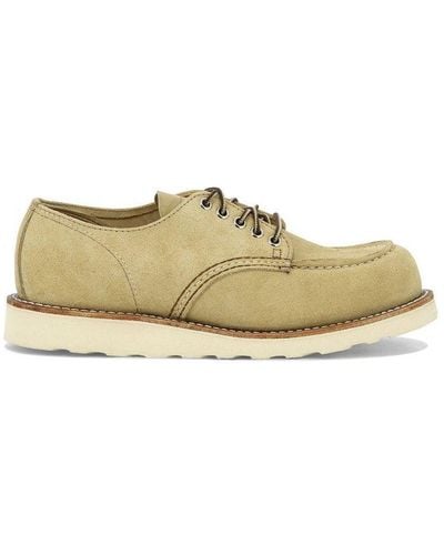 Red Wing Moc Oxford Lace-up Shoes - Natural
