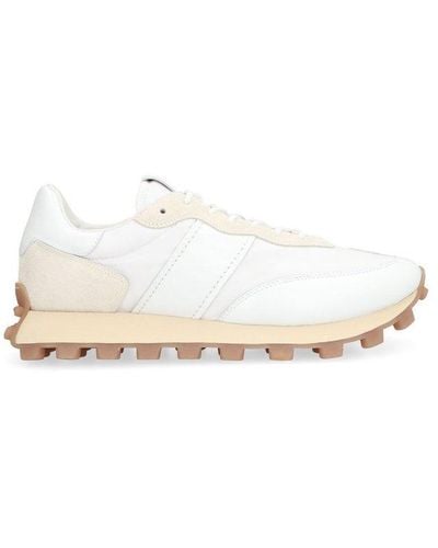 Tod's Panelled Lace-up Trainers - White