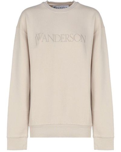 JW Anderson Sweatshirt With Logo - White