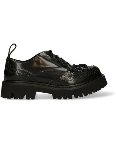 Moschino Lace-up Derby Shoes - Black